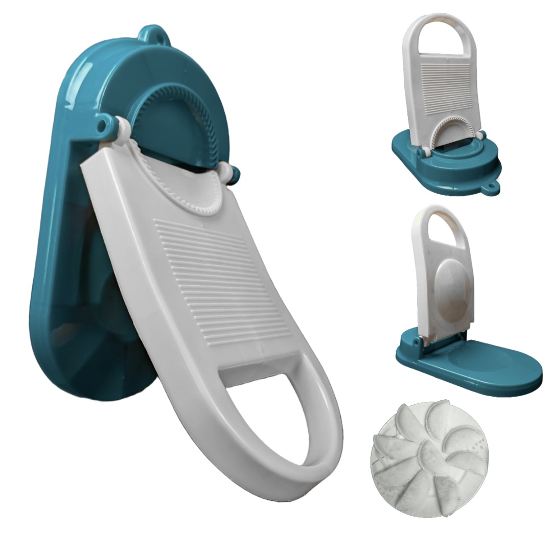 premium quality 2-in-1 Dumpling Maker Pitha Maker, Manual Dough Presser Dumpling Wrapper Mold Dough Pressing Tool Kitchen Pastry Baking Tool accessories (E-3298)