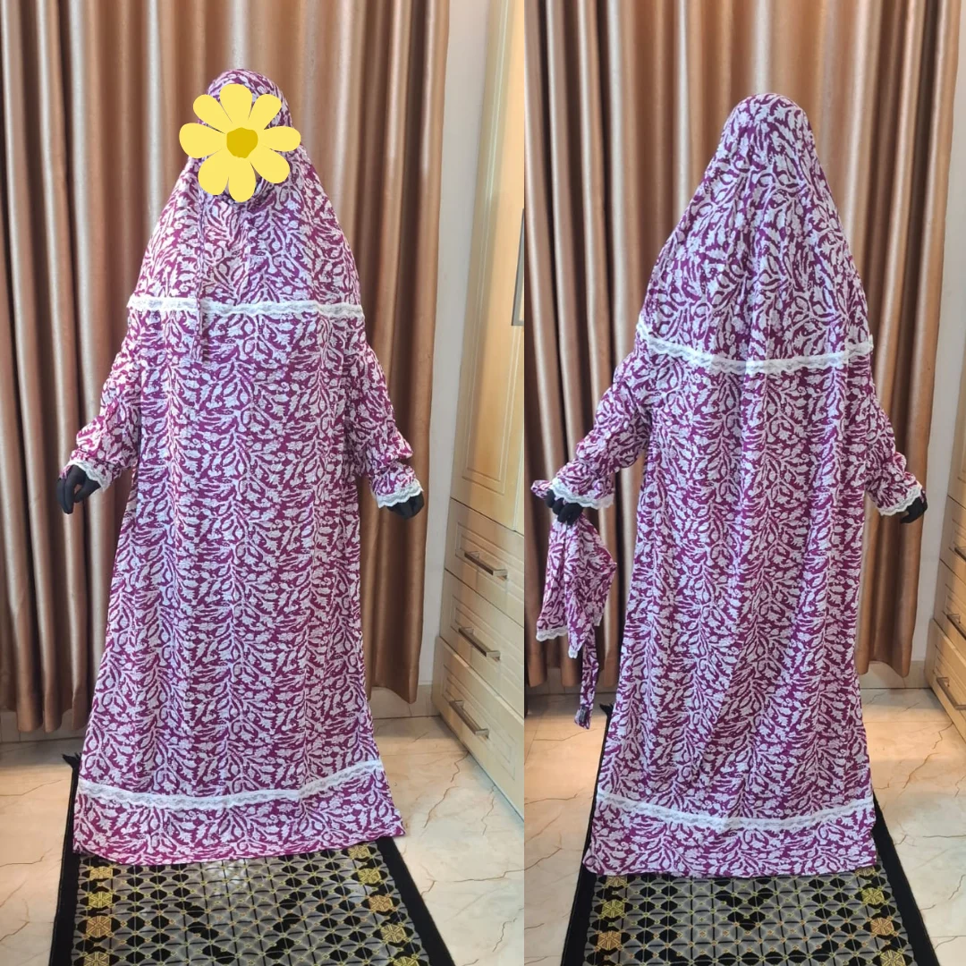 Full Long Nikabi Salat Hijab D-CF101