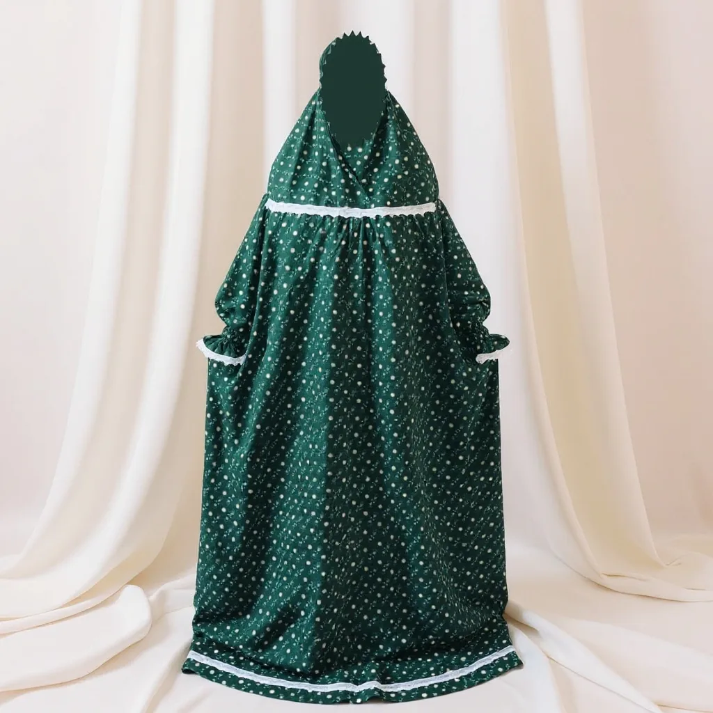 Full Long Nikabi Salat Hijab D-CF108
