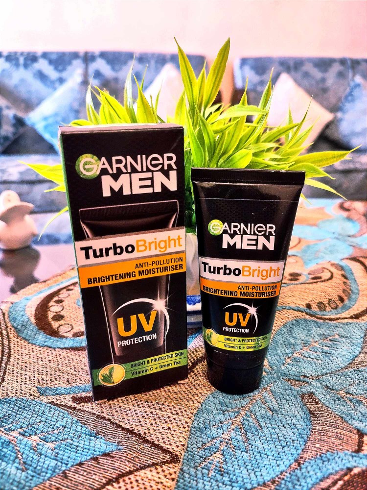 Garnier Men Turbo Bright Anti-Pollution 40gm Brightening Moisturizer | India (E-2327)