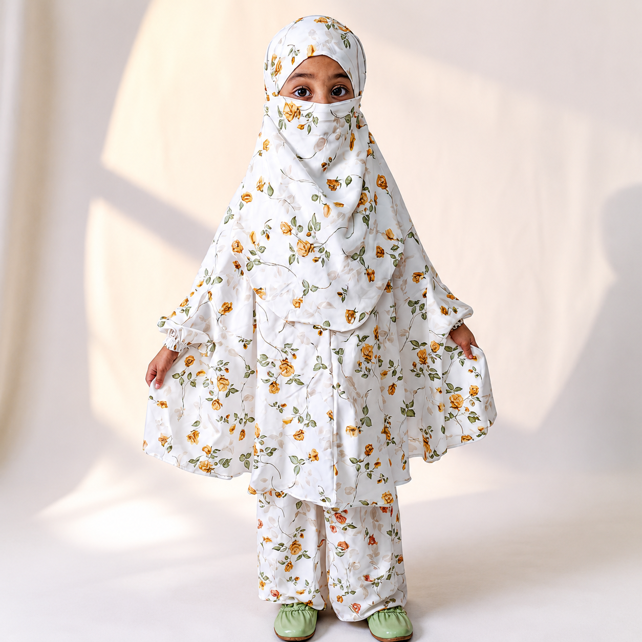 Kids Cherry Khimar Set D-KCKS126