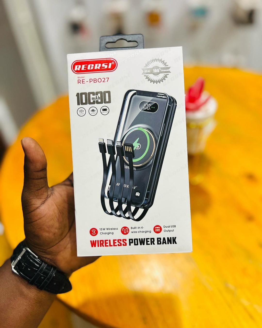 Recrsi Wireless PowerBank 10,000mAh (EDP-3467)