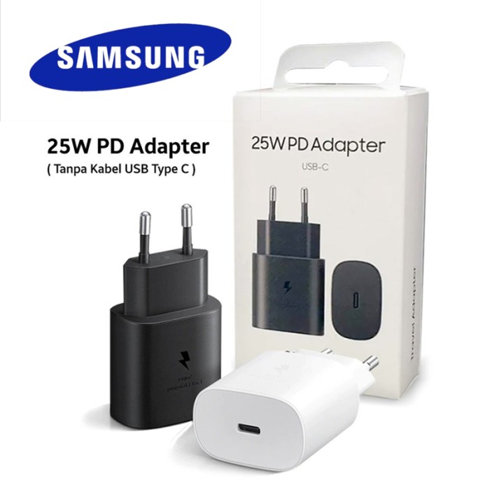 25W Charger Travel Adapter USB-C PD 3.0 25 Watt Type C Fast Charging For Samsung Galaxy (Only Adapter) (EDP-1829)