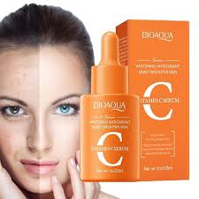 BIOAQUA Vitamin C Facial Serum 30ml Hyaluronic Acid Essence Anti-Aging Moisturizing Face Skin Care (E-2252)
