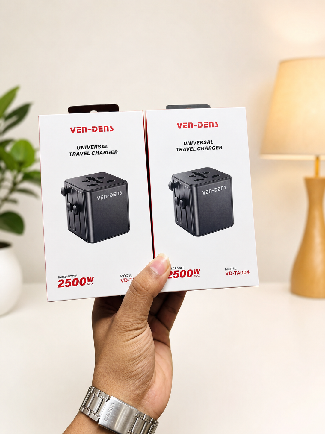 VEN-DENS Universal Travel Charger (Model: VD-TA004) (EDP-3636)