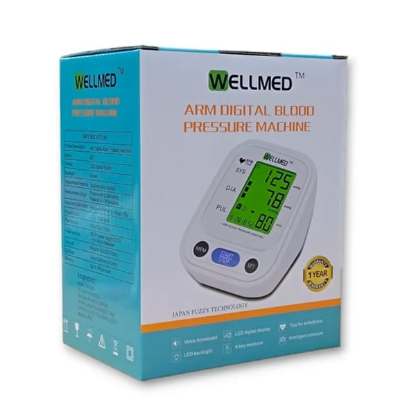 Wellmed Digital Blood Pressure Machine original (EDP-3592)