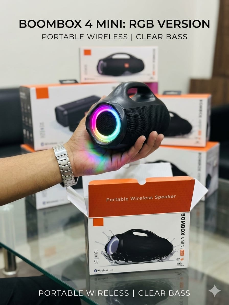 Boombox 4 Mini Portable Wireless Speaker (EDP-3643)
