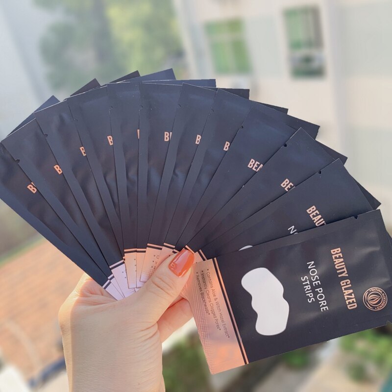 Beauty Glazed Nose Pore Strips Blackhead Remover 3gm - 5pcs (E-2237)