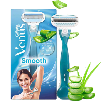 Razor - Venus Hair Removal Razor for Women with Aloe Vera - Single Piece Razor (EDP-2865)