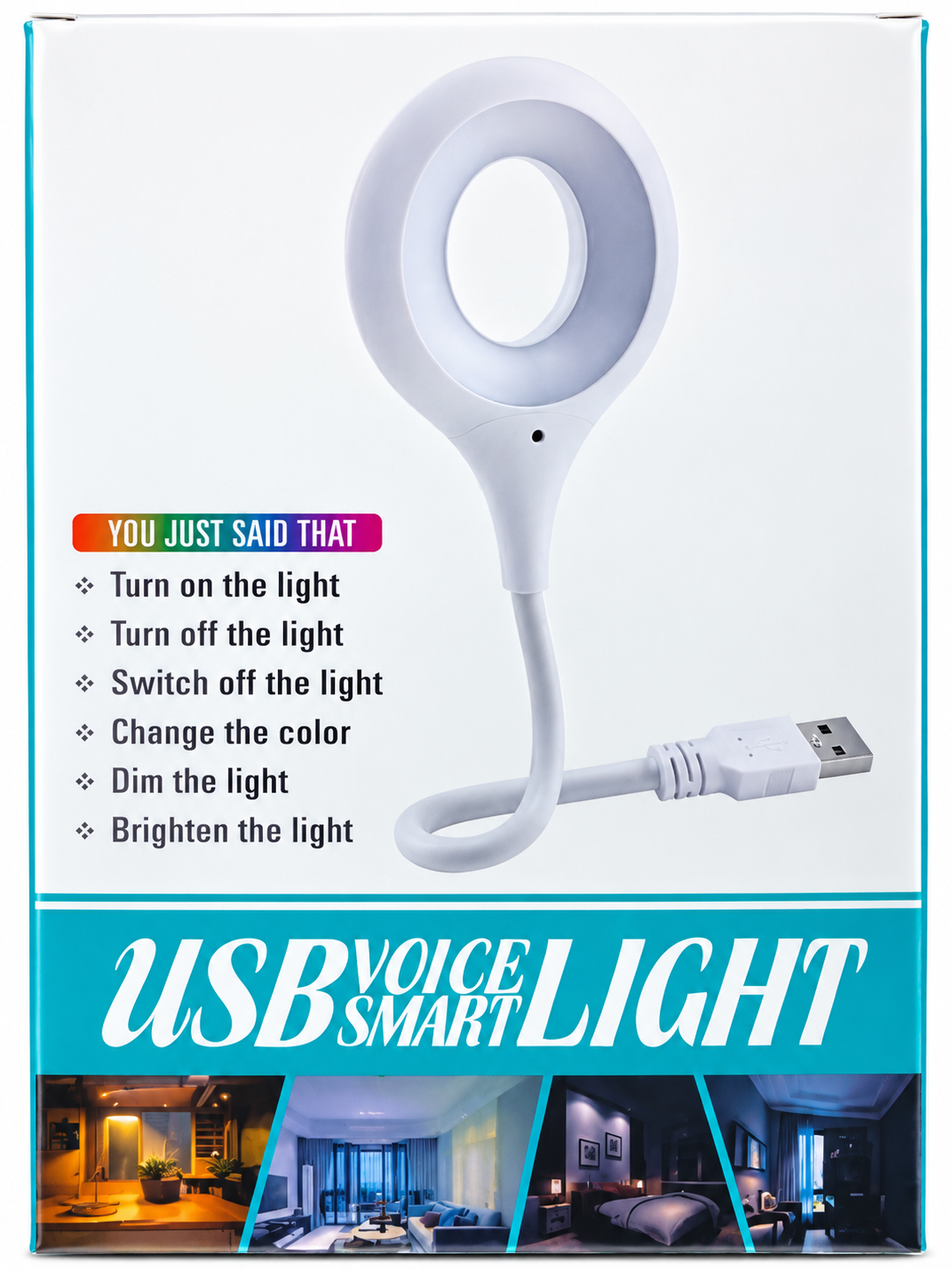 USB Smart Voice Control LED Desk Lamp (EDP-3539)