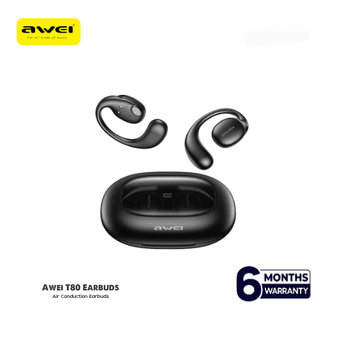 Awei T80 OWS Bluetooth Air Conduction Earbuds ( 6-Month Official Warranty ) (EDP-3111)