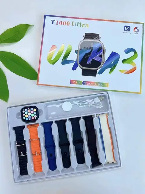 T1000 Ultra Smart Watch – Big Screen Fitness Tracker (7-in-1 Edition) (EDP-2939)
