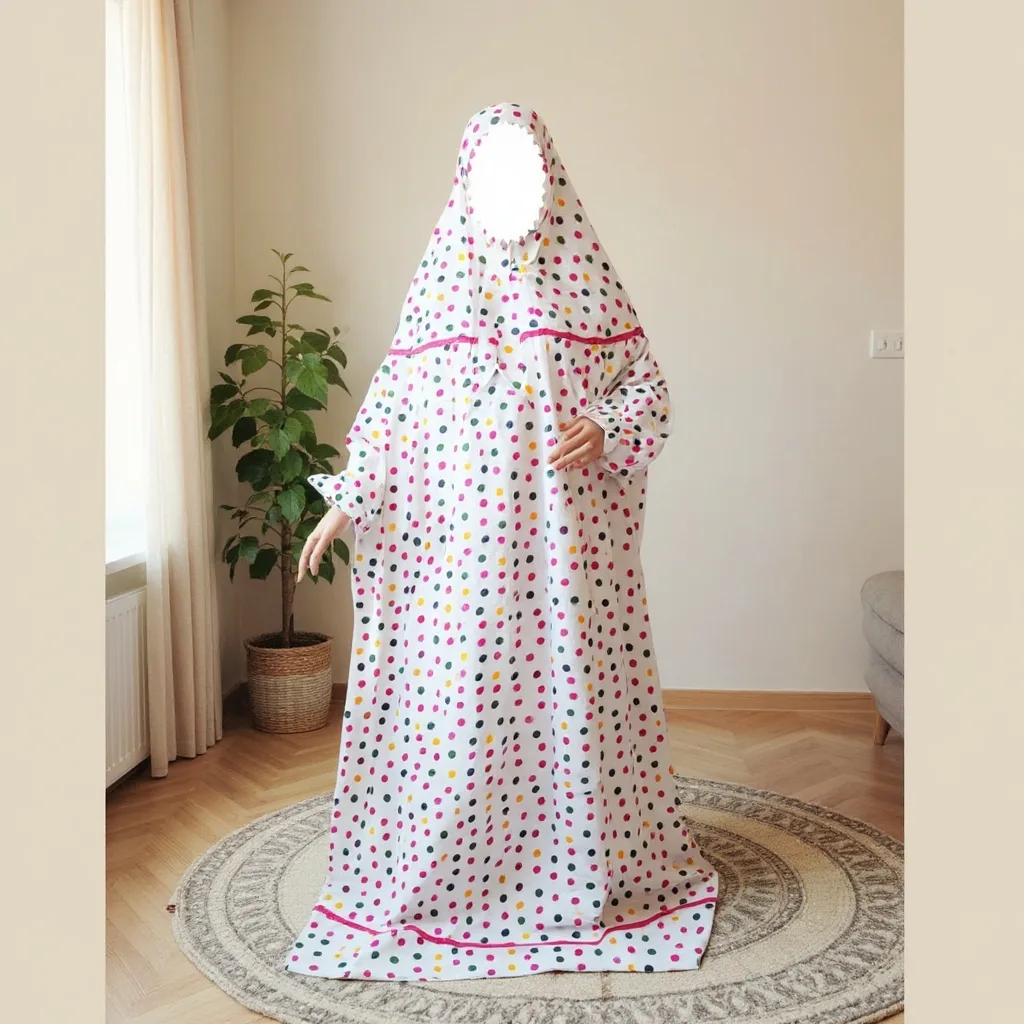 Full Long Nikabi Salat Hijab D-CF104