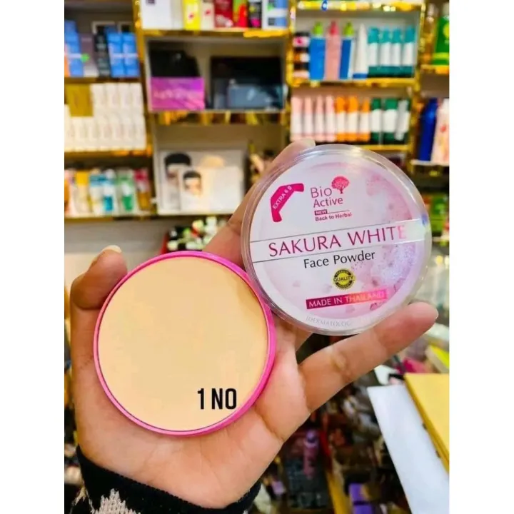 Bio Active Sakura Pink Face Powder 16gm | Shade 1 (E-2243)