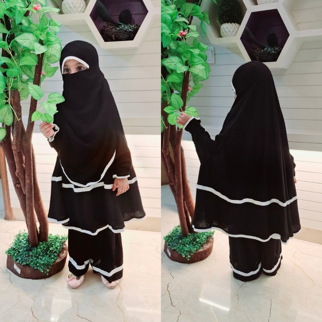 D-Lilen Master Kids Khimar set for 9 or 10