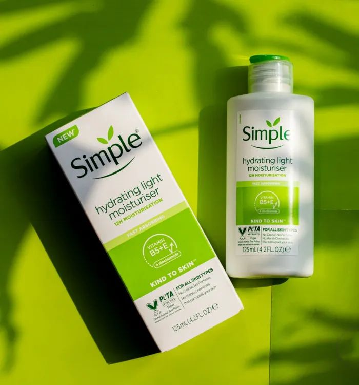 Simple Face Moisturiser - Simple Kind To Skin Hydrating Light Moisturiser 125ml (EDP-2875)