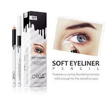 1pcs Beauty Glazed Soft Eyeliner Pencil White (E-2158)
