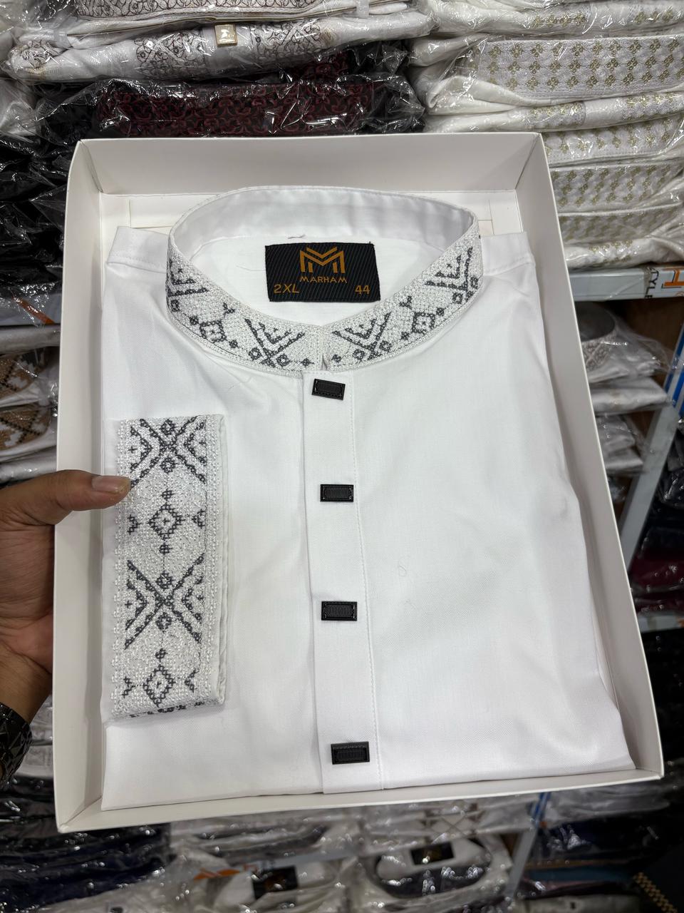 Embroidered Punjabi- (EDP-1498)