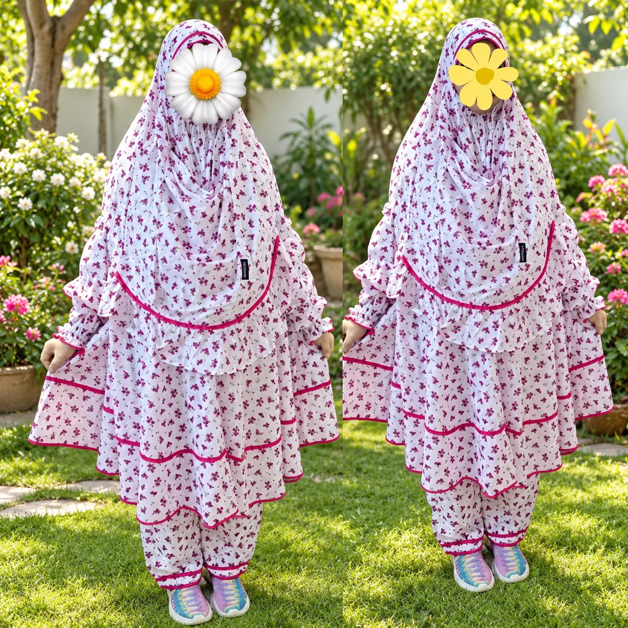 Kids Cotton Khimar Set DC-KCK134