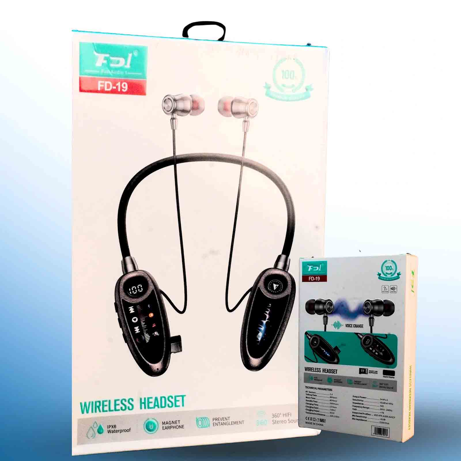 D-FD-19 Wireless Neckband Headset