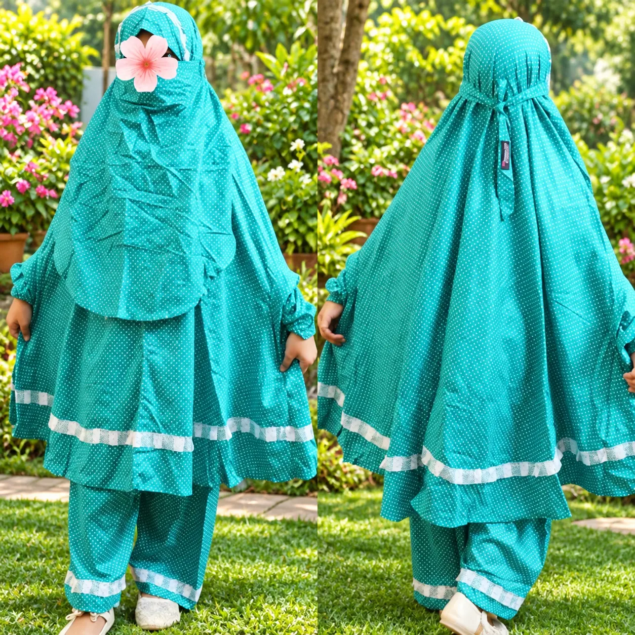 Kids Cotton Khimar Set DC-KCK132