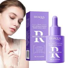 BIOAQUA Facial Retinol Serum 30ml Anti-Wrinkle Tender Skin 8.5% Retinol 5% Hyaluronic Acid Moisturizing Essence (E-2246)