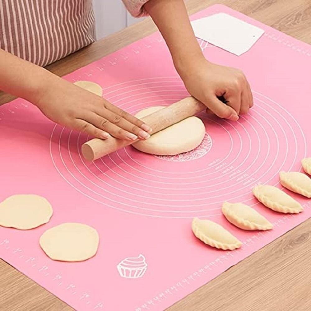 Silicone Mat with Measurements For Baking Mat, Dough Pad with Scales Sugar craft, Fondant (E-3167)