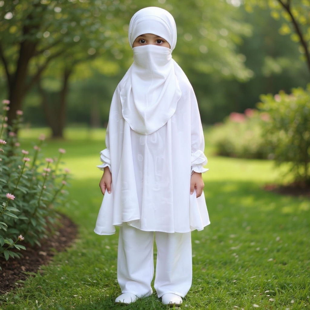 Kids Cherry Khimar Set D-KCK117
