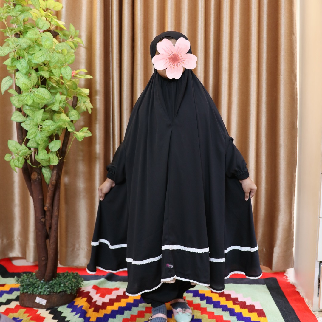 Kids Cherry Khimar Set D-KK103