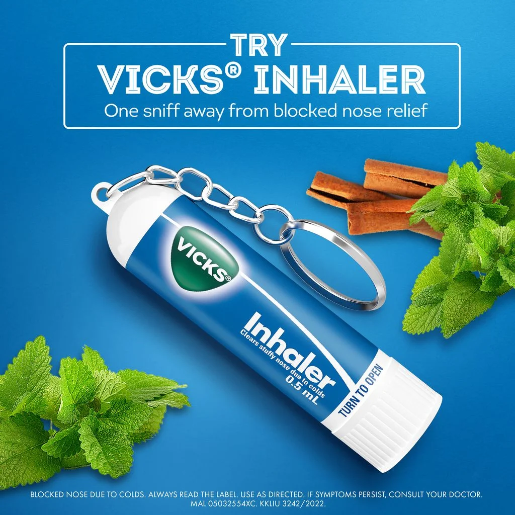 Vicks Nasal Inhaler 0.5ml with Keychain (EDP-2913)