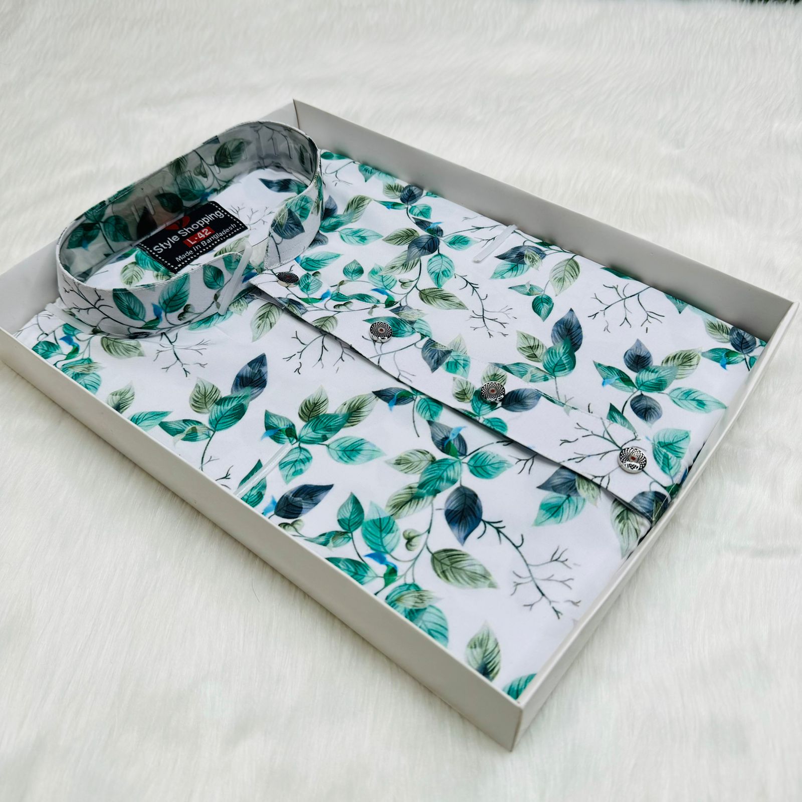 Men’s Cotton Screen Print Panjabi (EDP-1281)