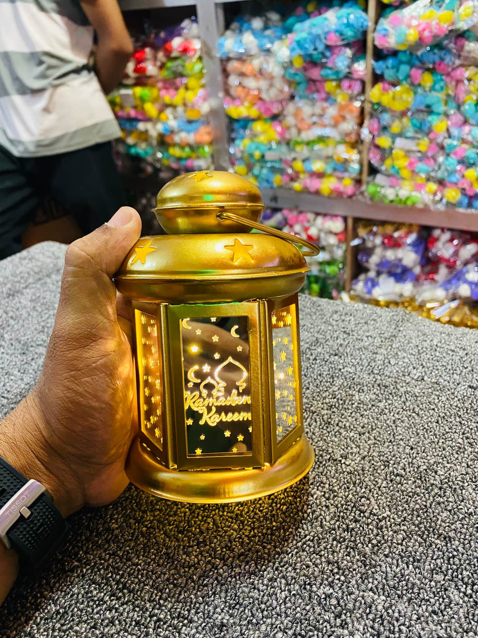 Ramadan Decoration Ialam Muslim Styles Lantern Light (P-3293)