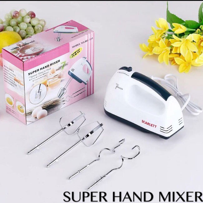 Scarlett - Electric Egg Beater and Mixer for Cake Cream (E-1895)