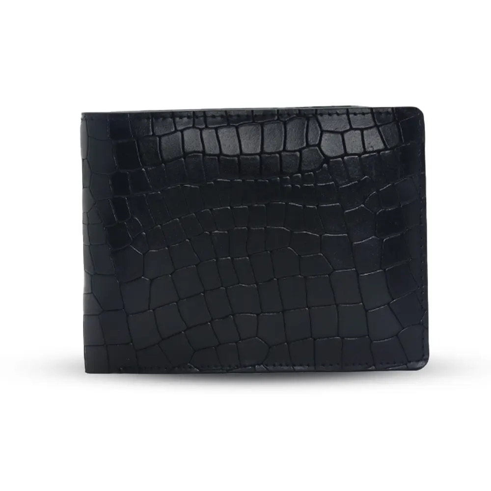 Crocodile bifold slim wallet